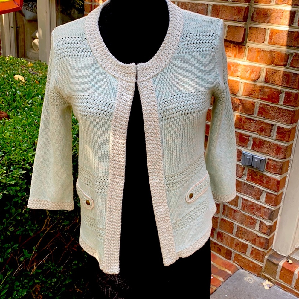 Chanel style CAbi jacket/sweater